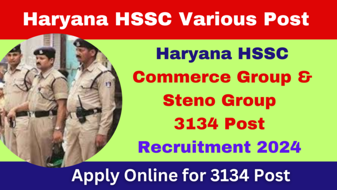 Haryana Staff Selection Commission HSSC